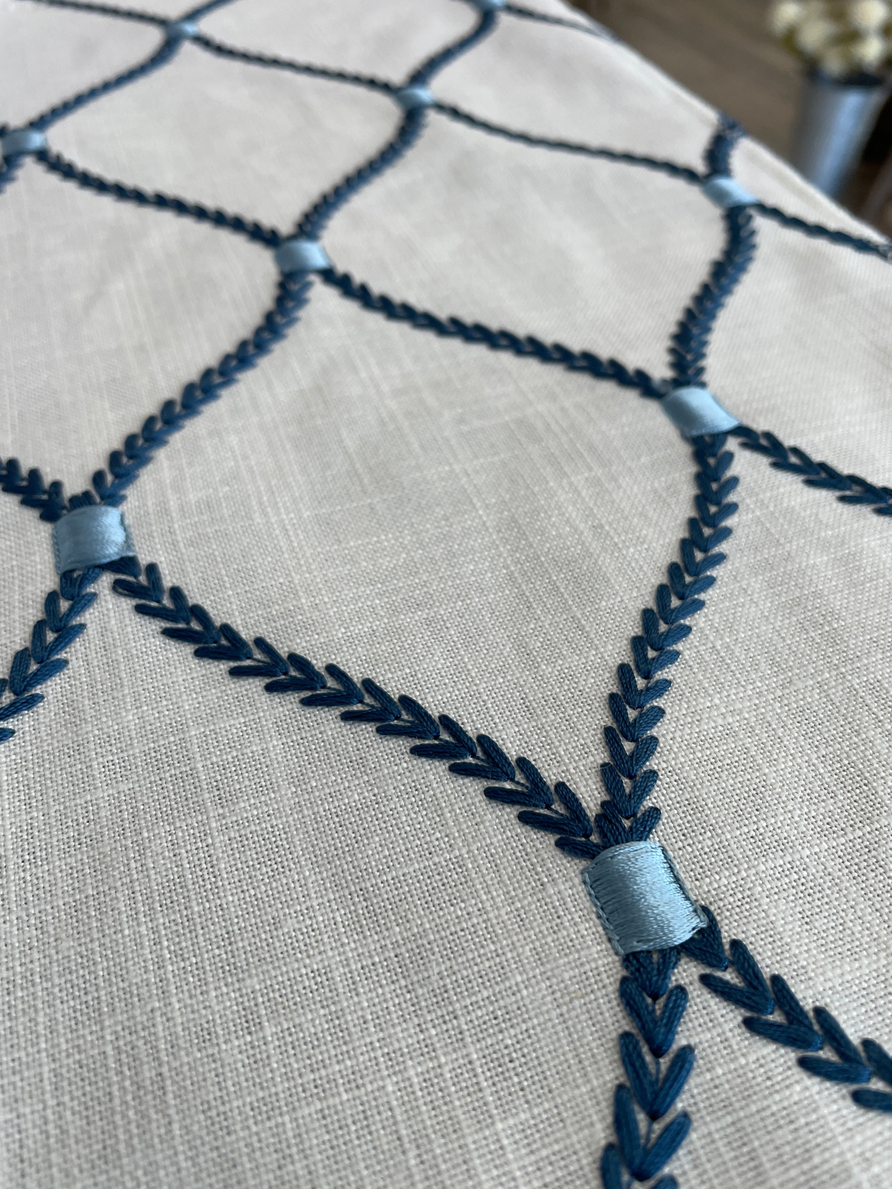 Table Runner - Deane Embroidery Porcelain