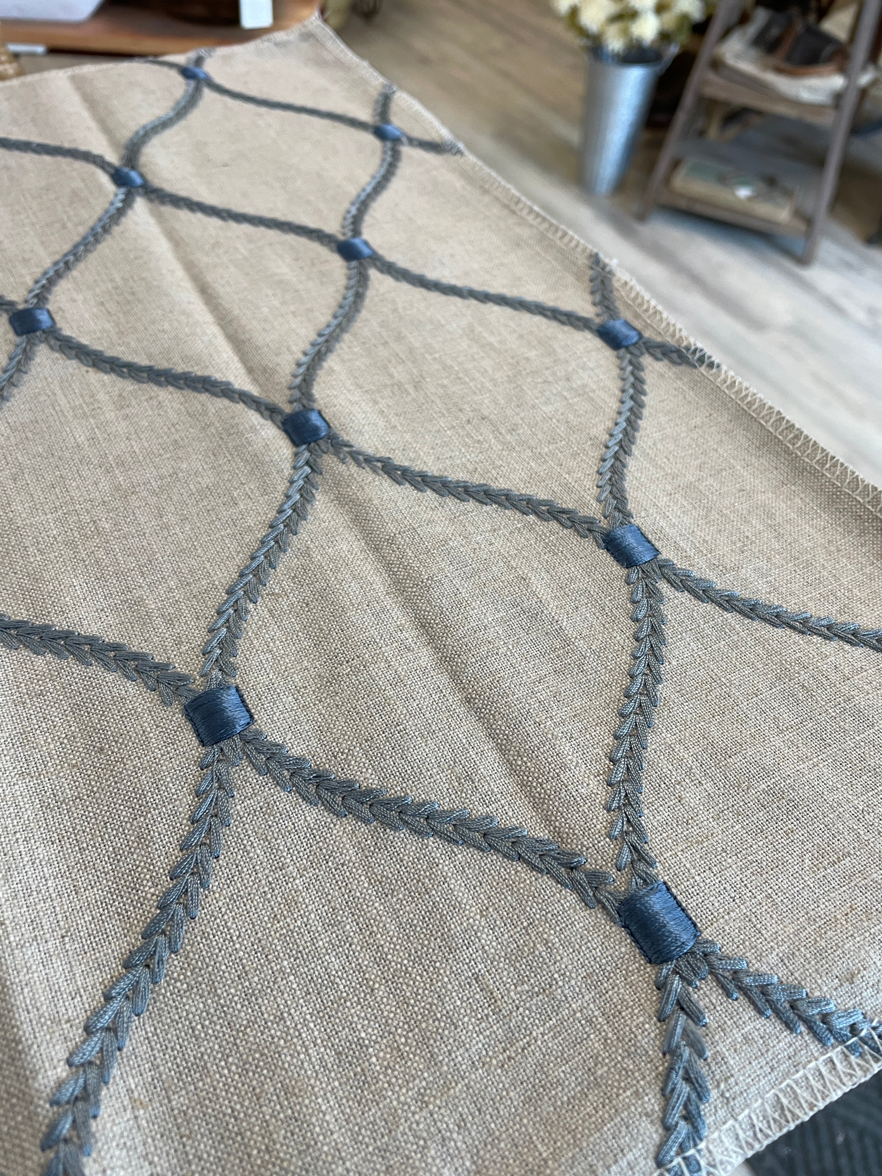 Table Runner - Deane Embroidery Storm
