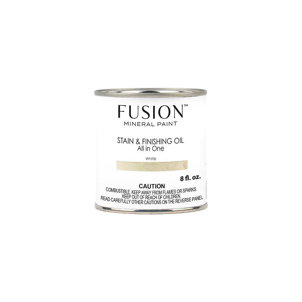 Fusion Stain and Finishing Oil White 237mL