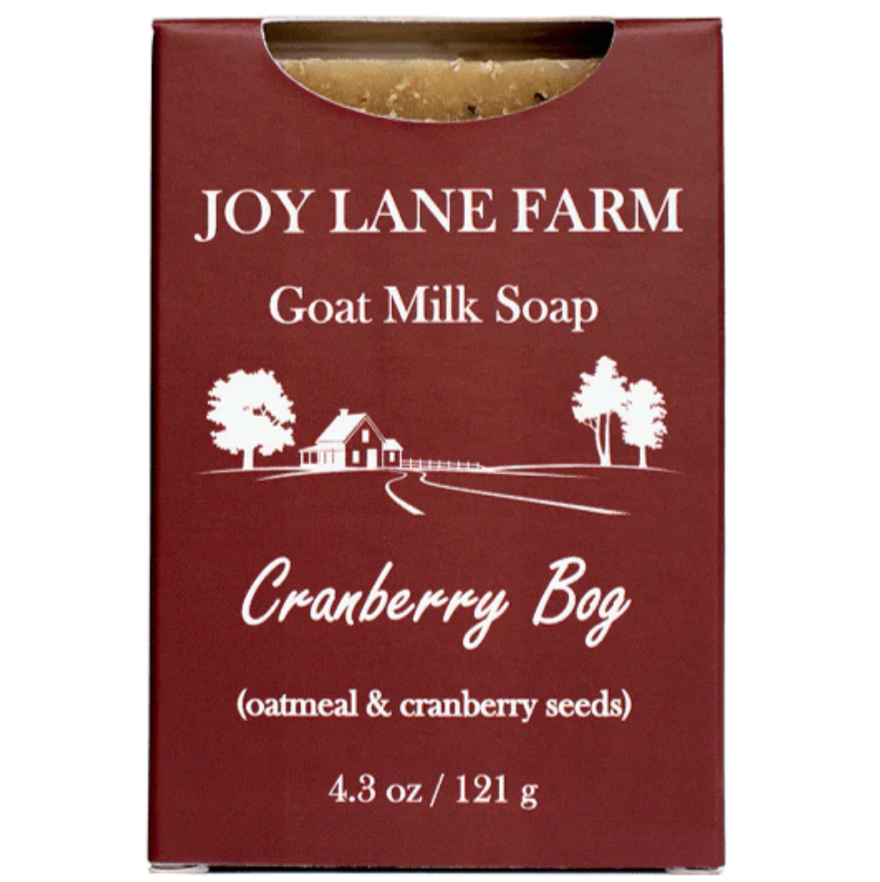 4.3oz Goat Milk Soap Cranberry Bog