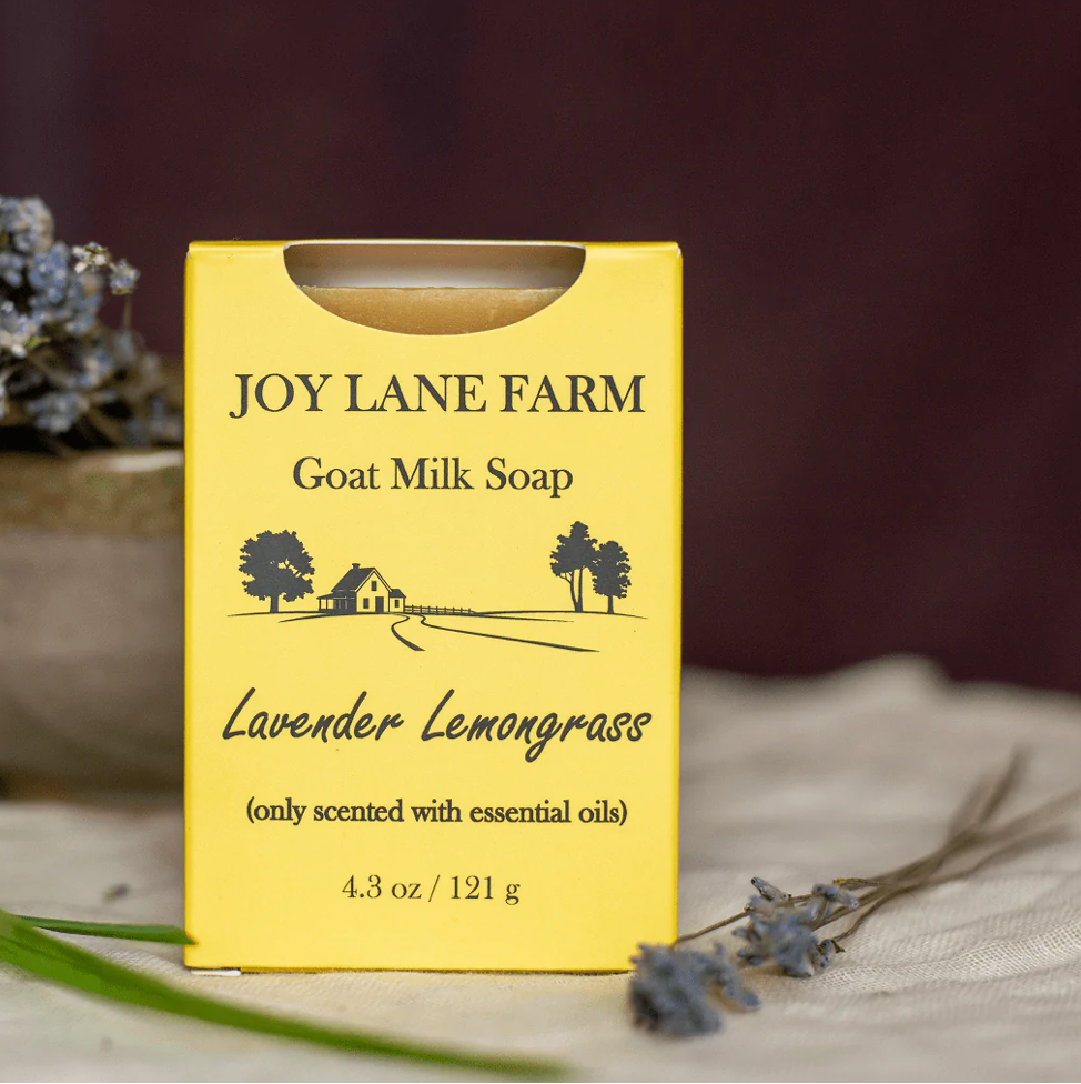 4.3oz Goat Milk Soap Lavender Lemongrass