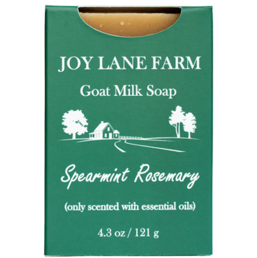 4.3oz Goat Milk Soap Spearmint Rosemary