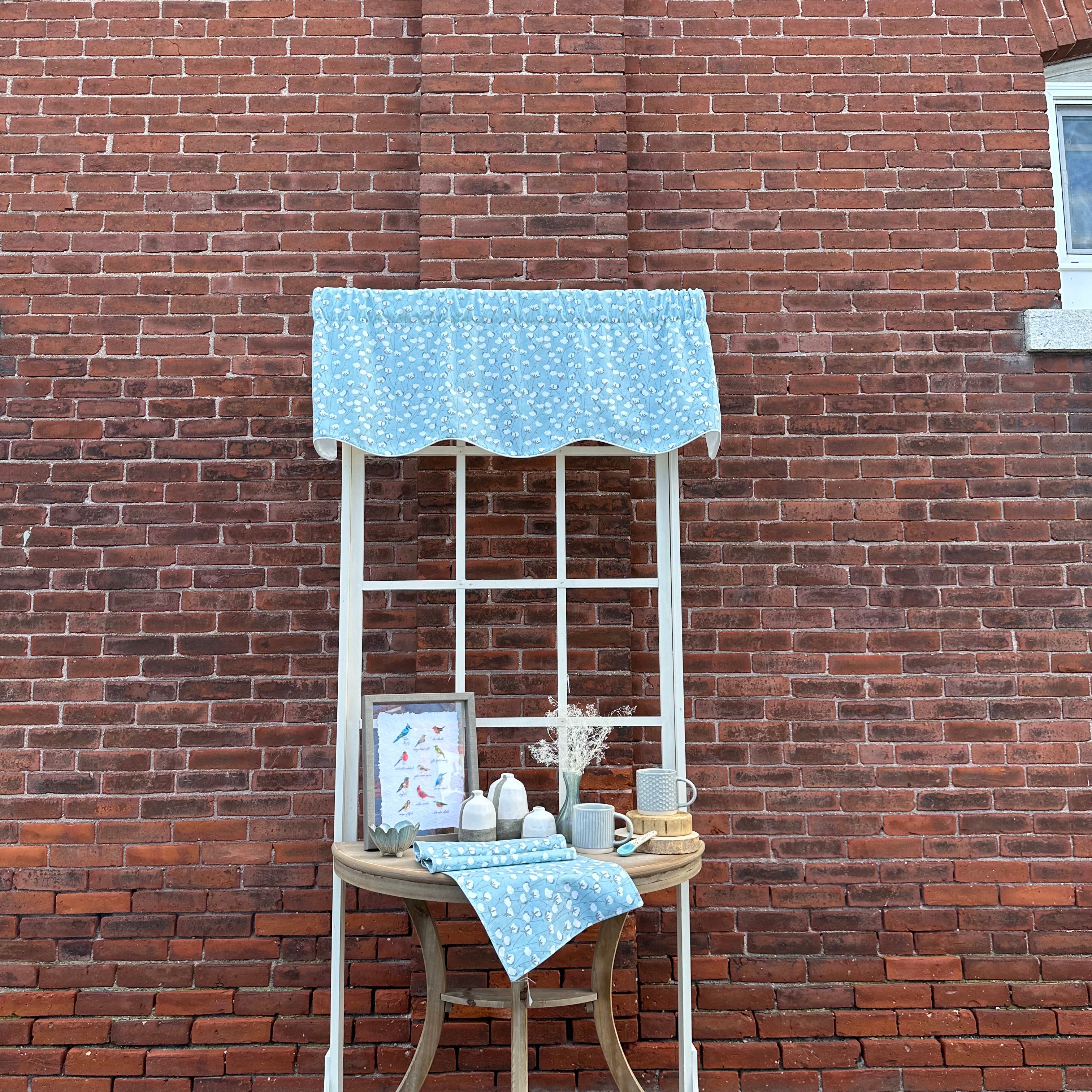 Cotton Belt Spa Scallop Valance