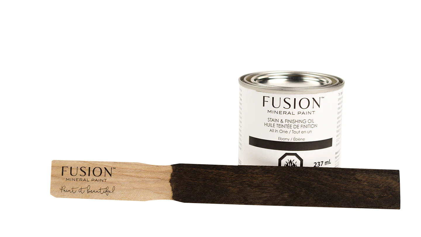 Fusion Stain and Finishing Oil Ebony 237mL