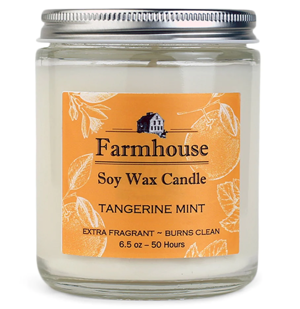 6.5oz Tangerine Mint Candle